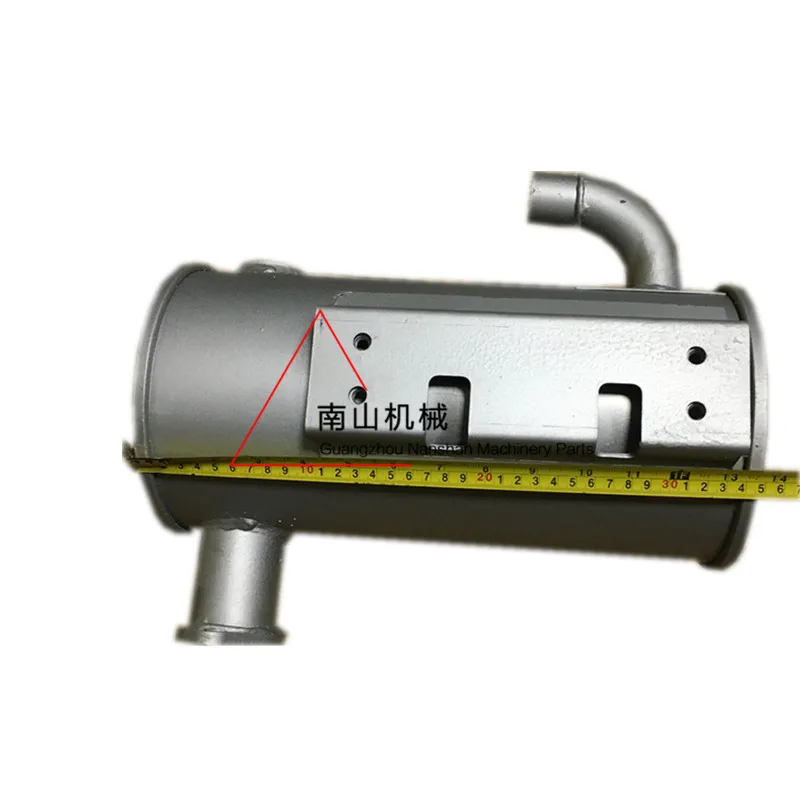 1PCSfor excavator Engine for Sordino for Kubota 30/35 Muffler Exhaust Pipe Smoke Window Cylinder Excavator Accessories