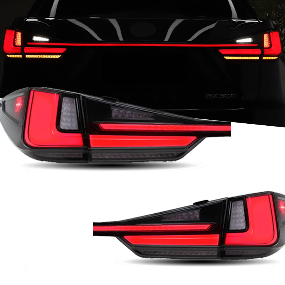 Taillights For Lexus RX270 RX350 RX300 450h LED 2016-2020 Tail Lamp Car Styling DRL Dynamic Turn Signal Reverse Auto Accessories