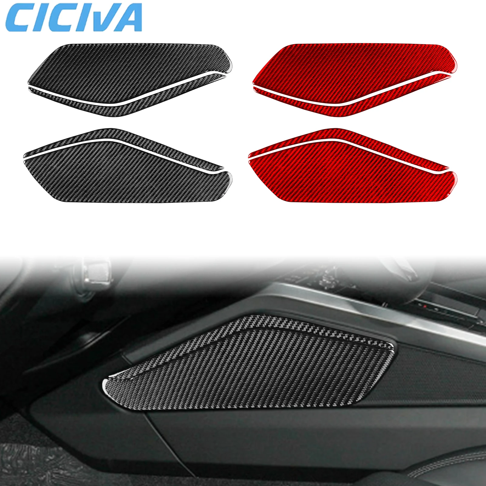 

For Porsche 992 911 2019-2024 Carbon Fiber Gear Shift Center Console Side Panel Car Accessories Interior Soft Cover Sticker Trim