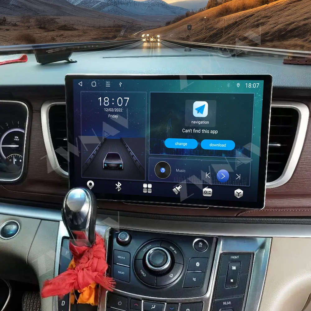 13.3' For Buick GL8 2015-2018 Car Android Multimedia Player GPS Navigation Radio Stereo Head Unit Climate Touch Panel Control