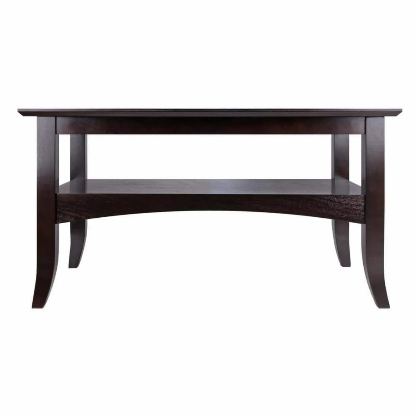 US 34 in. Coffee Rectangle Wood Coffee Table