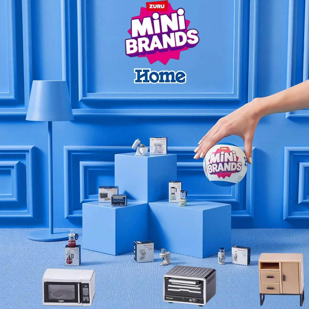 Zuru Mini marques jouets 5 Surprise Mini marques jouet jouets miniatures mystère boîte aveugle Original maison thème objets de collection Mini maison