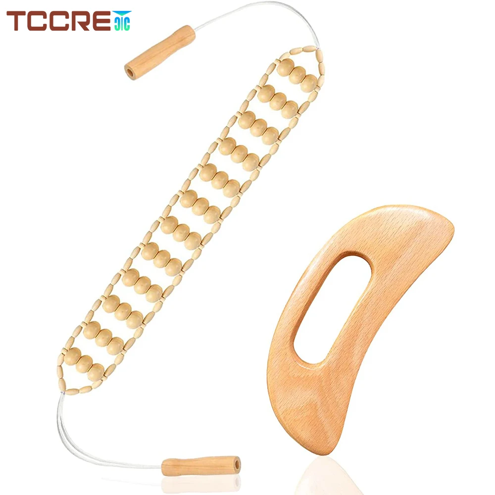 

Деревянные терапевтические массажные инструменты, деревянный ролик для массажа спины ручной работы, набор для мадотерапии, инструменты для скульптурирования тела для расслабления мышц