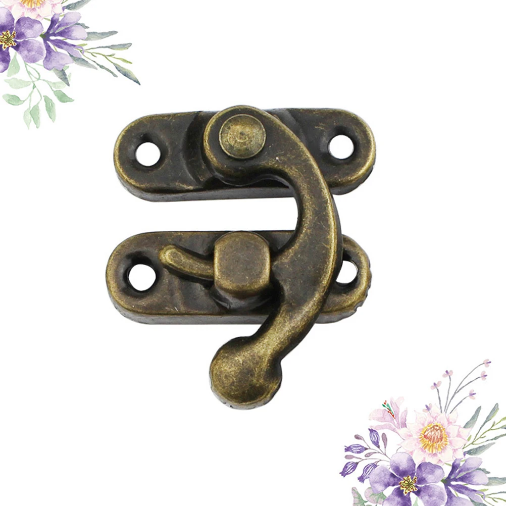 

30 pcs Wooden Box Buckles Latch Hasps Rustproof Easy Install Lightweight Spring Chest Case Clasp Locks for Drawer Boxes