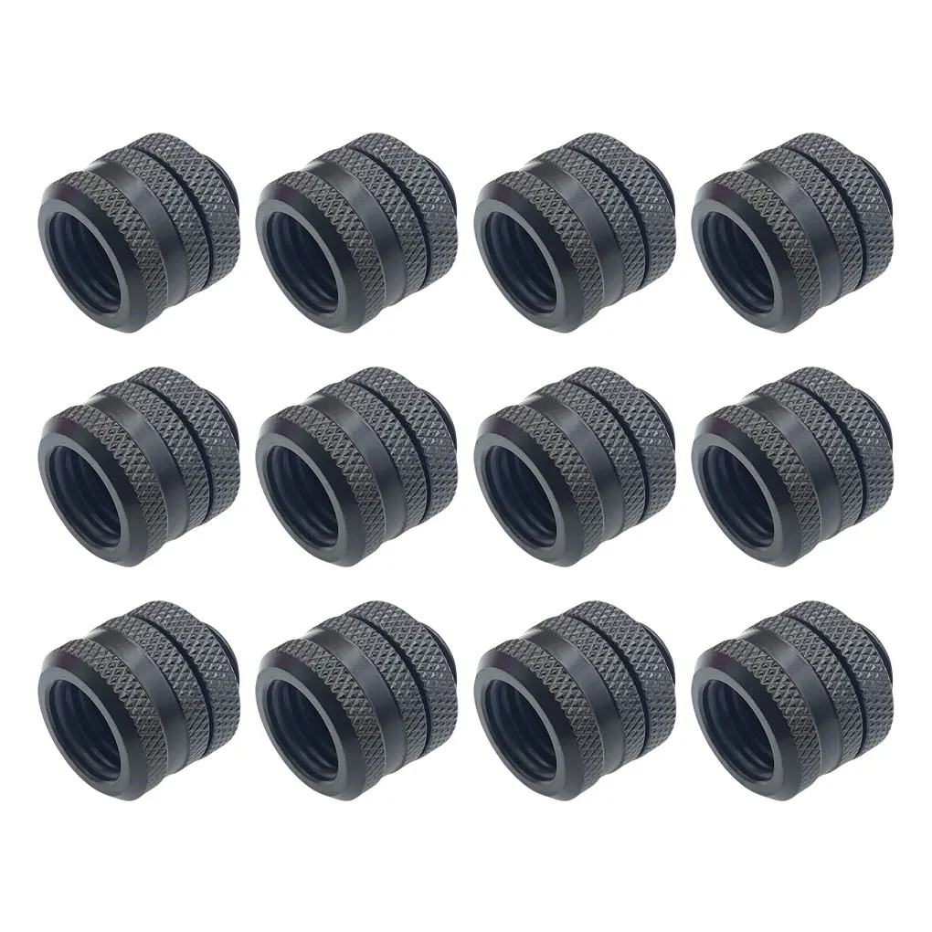 12Pcs Computer Water Cooling Adapter Sealed Connector Accessories