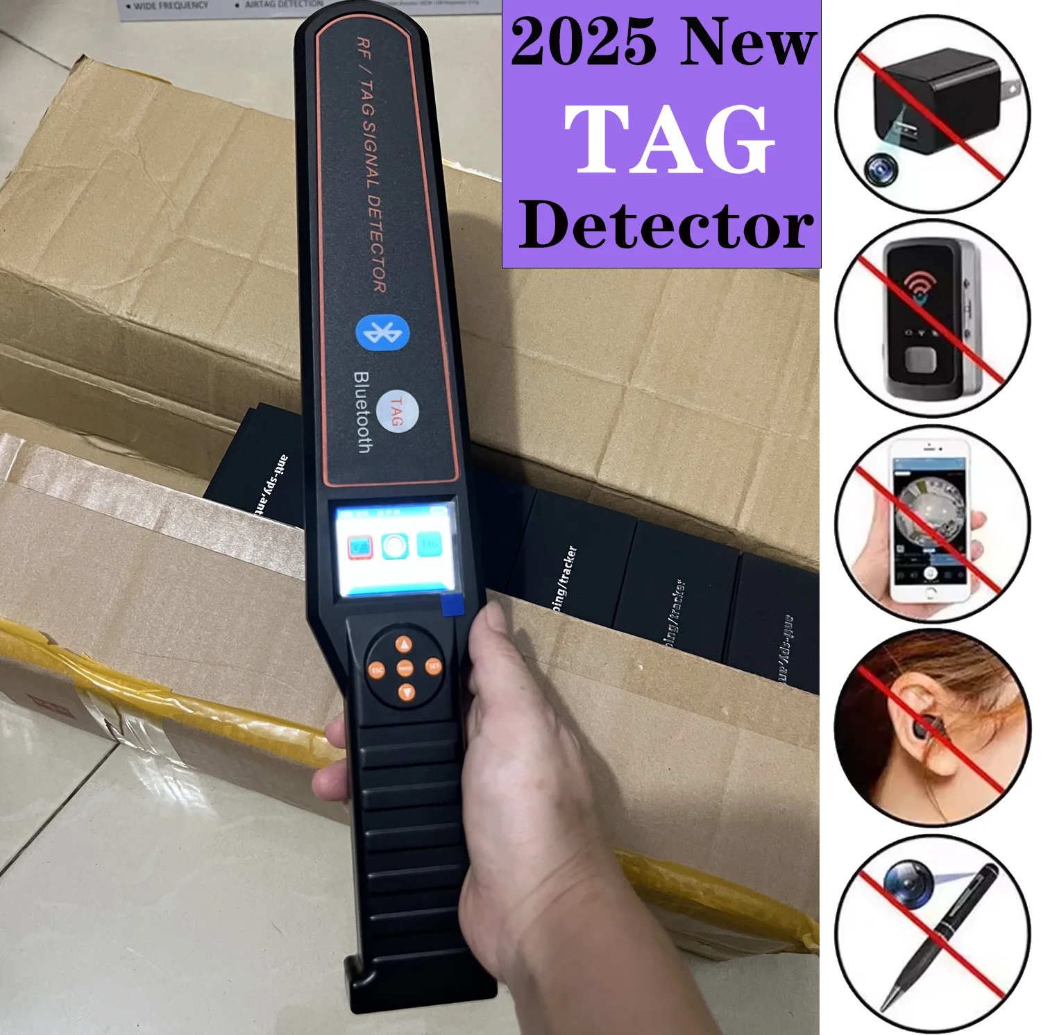 

Портативный портативный RF/TAG Blue tooth беспроводной GPS-трекер Wi-Fi GSM детектор сигналов DS8228 защита безопасности устройство для прослушивания