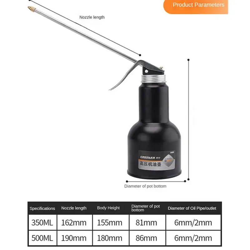 علبة زيت المحرك للخرطوم ، آلة بلاستيكية معدنية ، مضخة ضغط عالي ، مضخة يدوية ، أداة إصلاح السيارة ، من من من من من فضلك