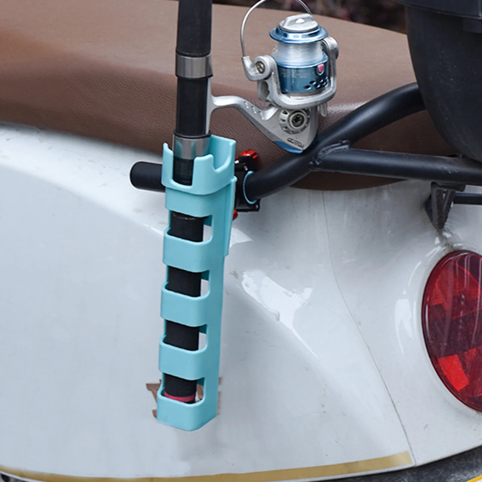 Easy Installation Fishings Tool Holders Quick Release 360 Degree Adjustable Rod Tube Mount for Most Road Mountain Bicycles