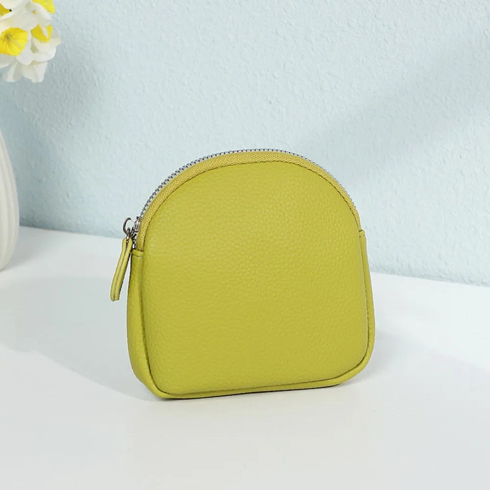 

Fashion PU Leather Women Short Wallet Zipper Design Solid Color Coin Purse Large Capacity Card Bag Holder Women Men