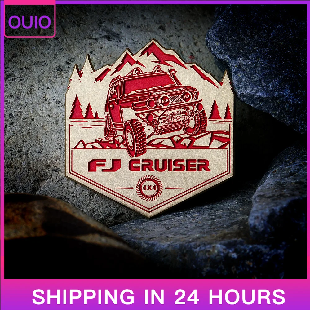 OUIO Car Protective Sticker for Toyota FJ 3D Exterior Trim Protection Exterior Decoration Anti-Scratch Trim Sticker Exterior Acc