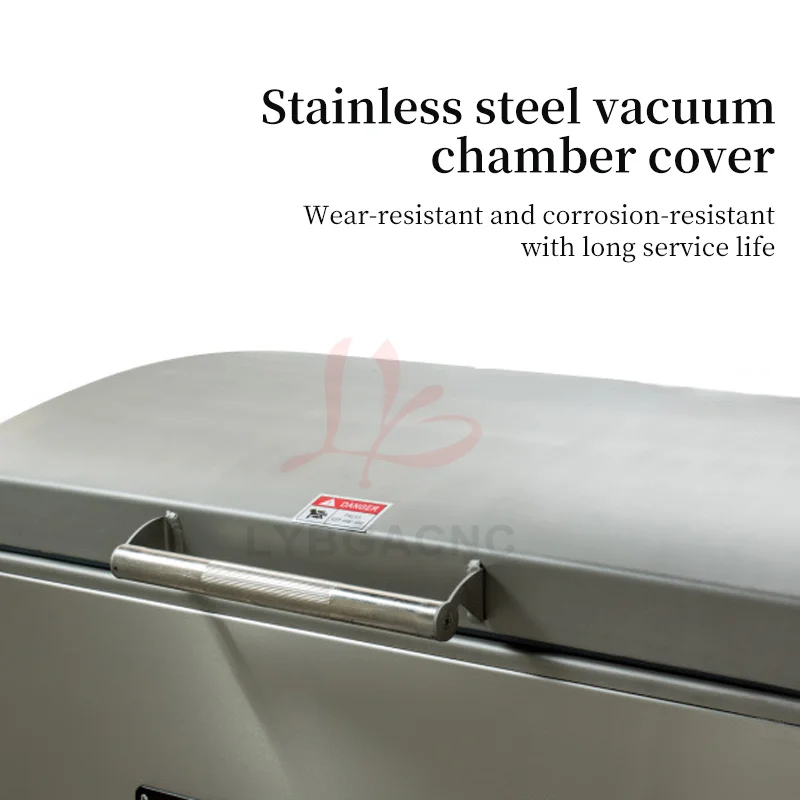 Máquina de sellado de envasado al vacío de LY-800, selladores de alimentos, cámara de vacío de 800x10mm, equipo de embalaje de 436x420x75mm