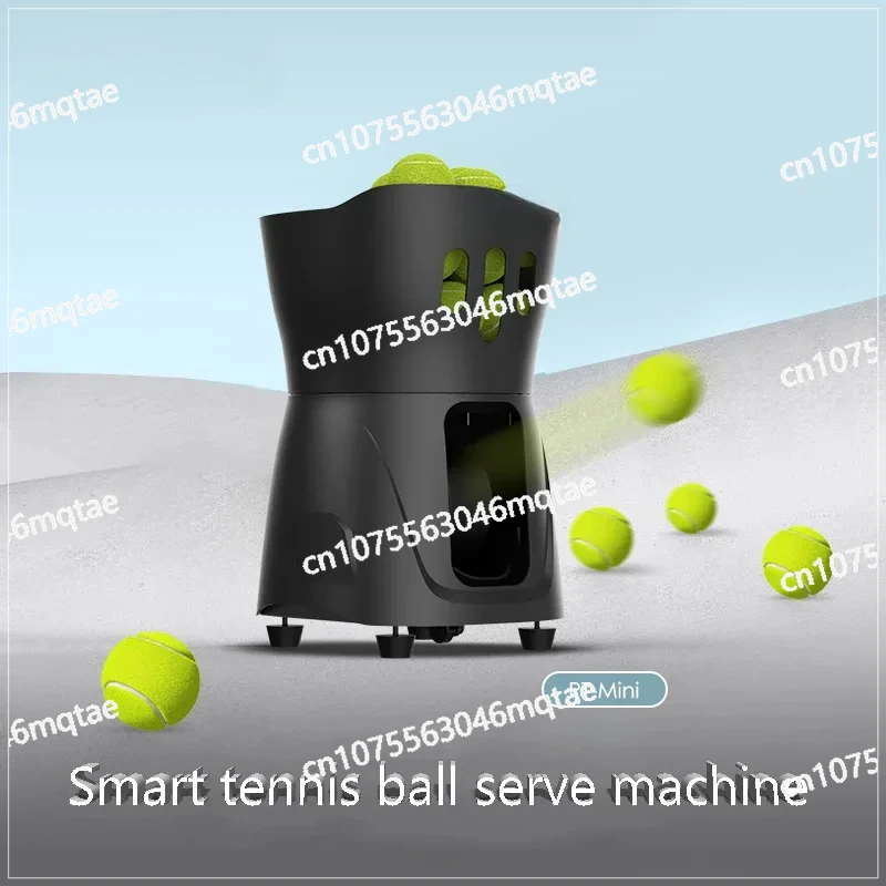 PUSUN Tennis Ball Machine Mini Indoor Tennis Automatic Ball Throwing Robot Portable Trainer for Beginners Lightweight