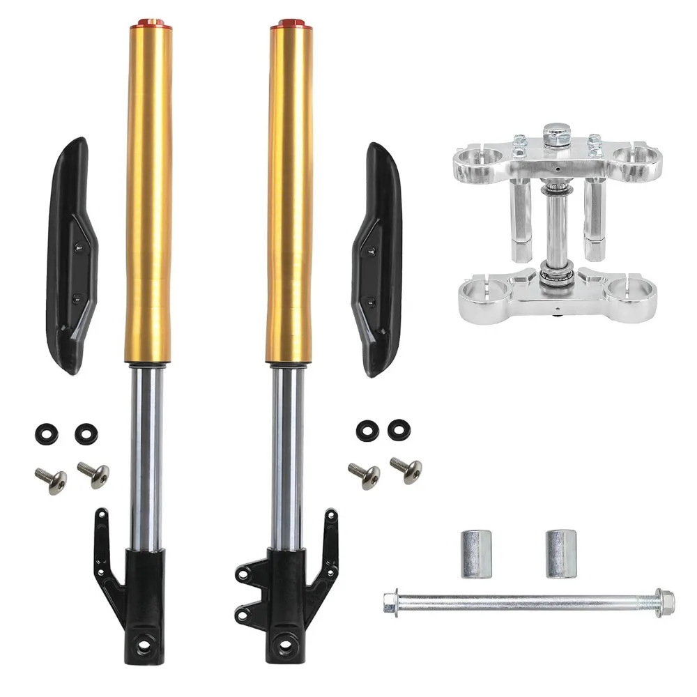 45/48mm 630mm Front Forks Triple Clamp 12mm Axle Dirt Bike Razor MX650 CRF50 SSR