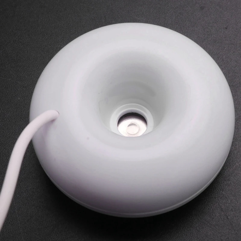 Увлажнитель воздуха с белым пончиком, usb, настольный мини-увлажнитель, портативный креативный очиститель воздуха, белый