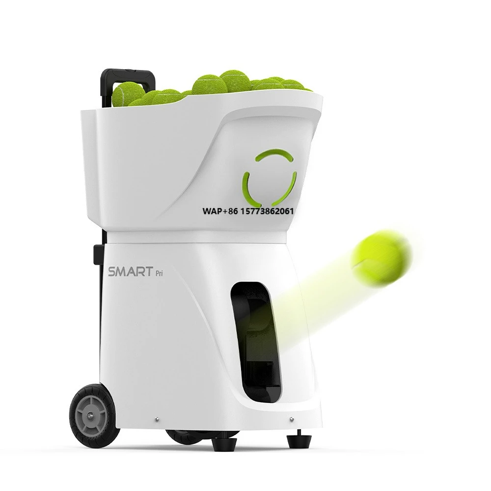 

Portable Intelligent Pusun Tennis Balls Machine Training Launcher Machine App Control Tennis Practice Equipment