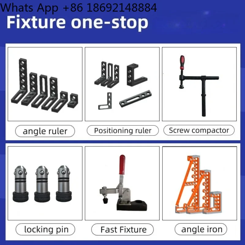 for D28 Positioning Angle Ruler 3D Flexible Welding Platform Fixture with Fast Locking Pin Screw Press