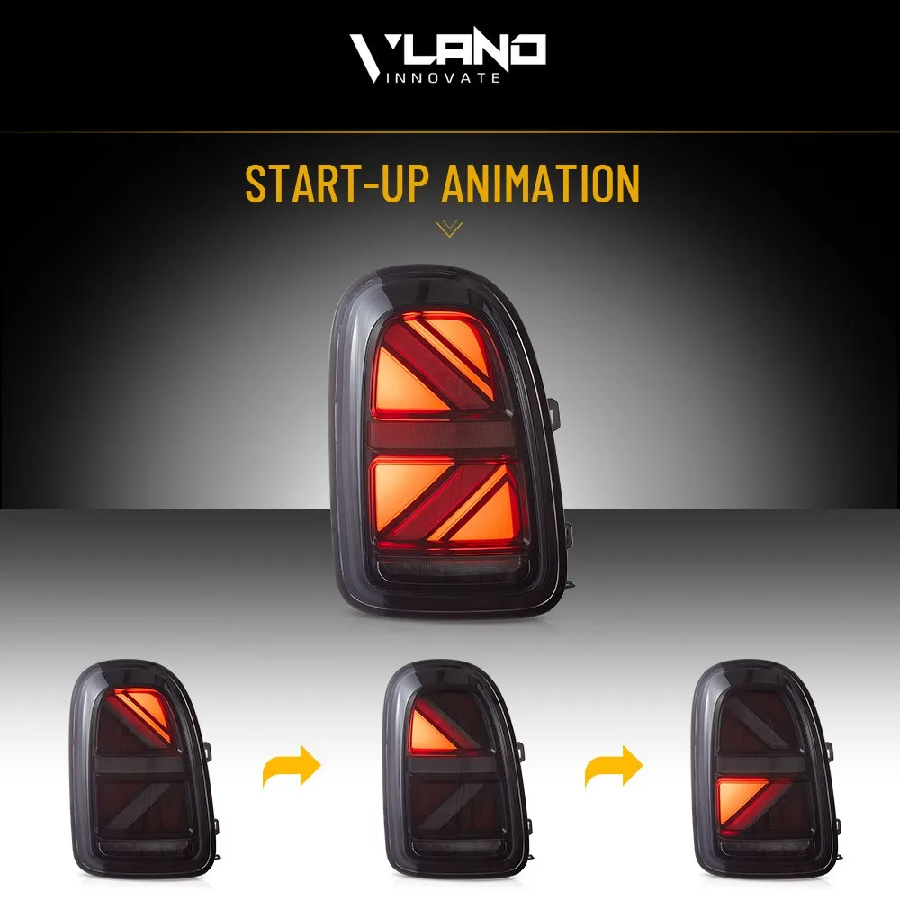 2 قطعة أضواء خلفية LED ل 2017-UP ميني كوبر كونتري مان F60 ث/بدء التشغيل الرسوم المتحركة اكسسوارات السيارات المصابيح الأمامية #4