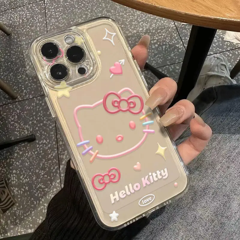 Cute colorful Hello Kitty Phone Case For OPPO A3 A60 A57 A38 A79 A58 A98 A5 F9 F11 A94 A92 A76 A74 A73 A54 A53 A31 Pro 5G Cover