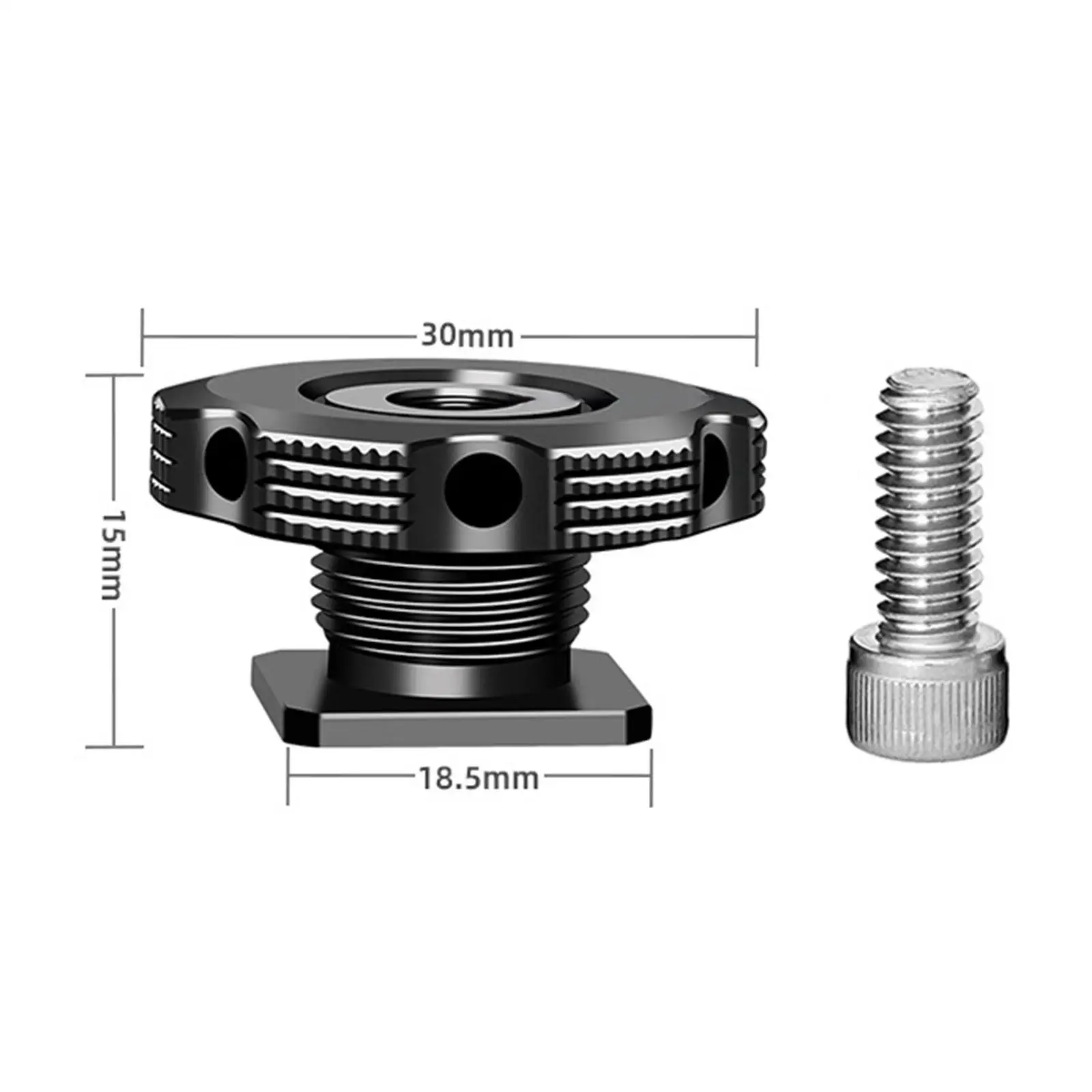 Camera Hot Shoe Mount Multifunctional,Flash Shoe Mount,Photography Video Accessory Mount