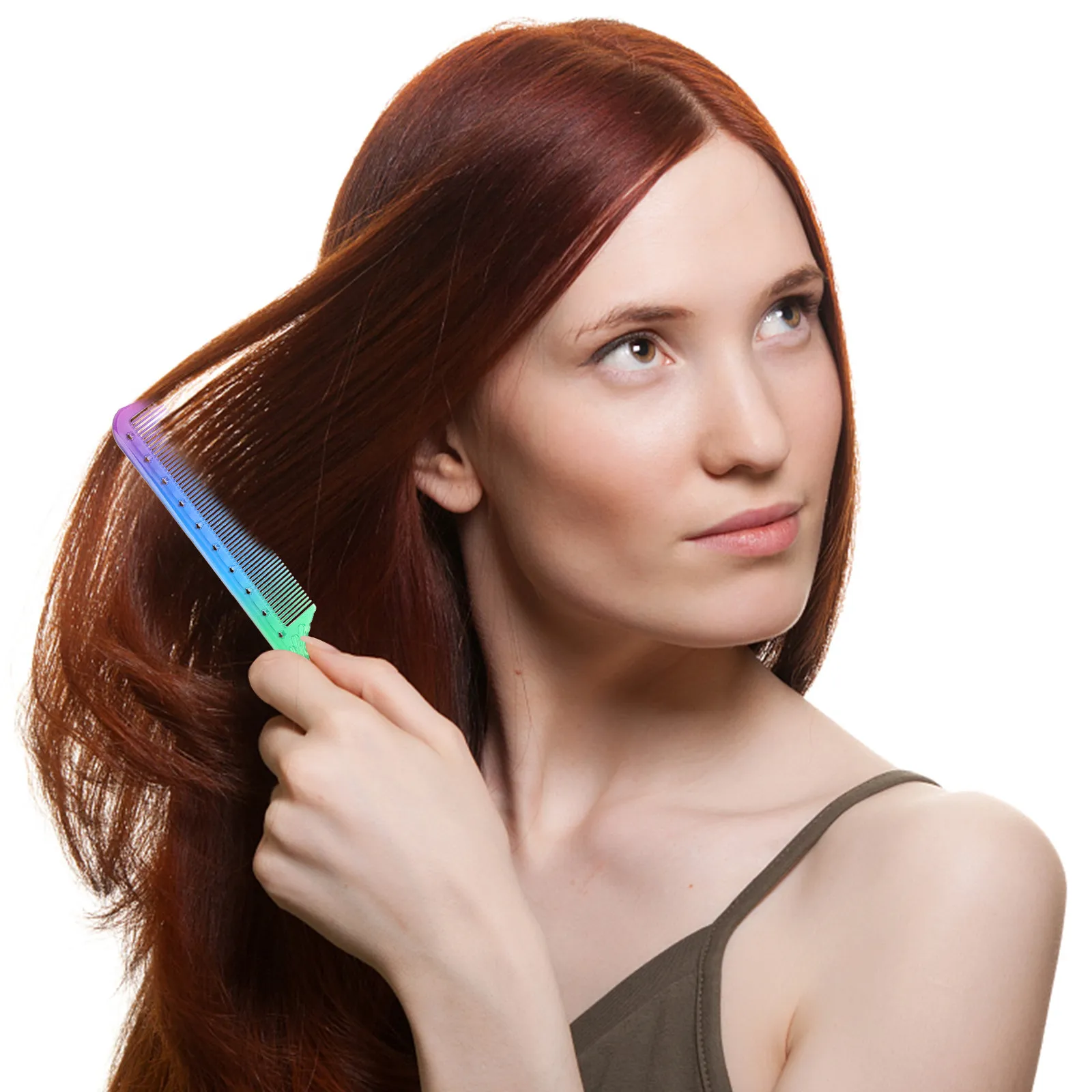 

Набор из 3 расчесок для парикмахерских: цветные, антистатические, с широкими зубьями, для распутывания волос, для салонов и барбершопов