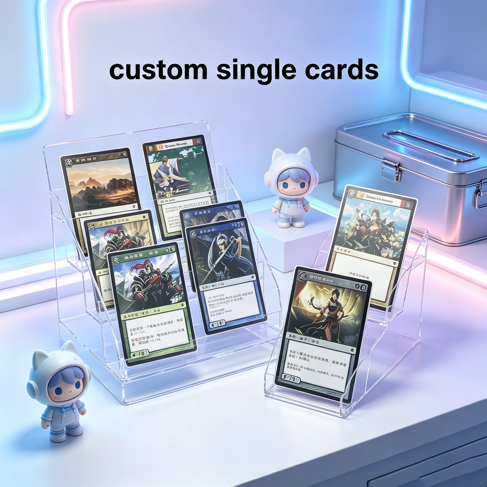 Single Choice Black Core Modern/Legacy/Vintage/Lands/EDH/Holo/Foil TCG TOP Quality Play Proxy Cards Board Games Poker Any type