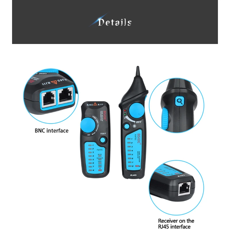 Tracker, Anti-interference Wire Locator, LAN Telephone Line Tester, Handheld Finding Diagnostic