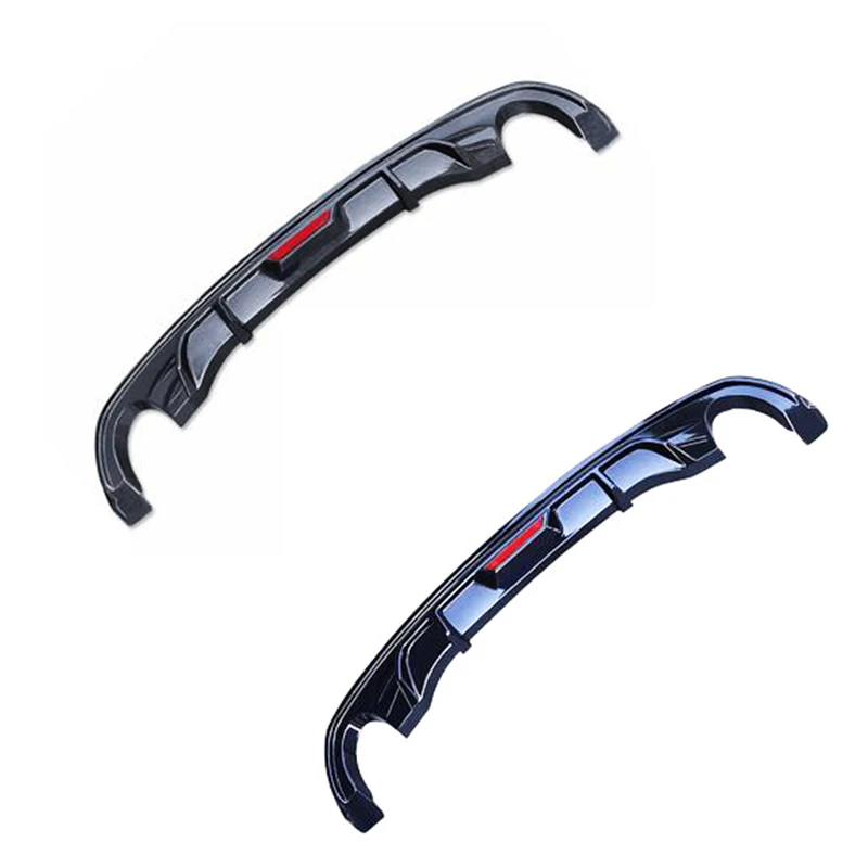 For Hatchback Mazda3 Axela Accessories Car Rear Bumper Split Body Kit Spoiler Diffuser Modification PP Plastic Rear Lip 2017 -18