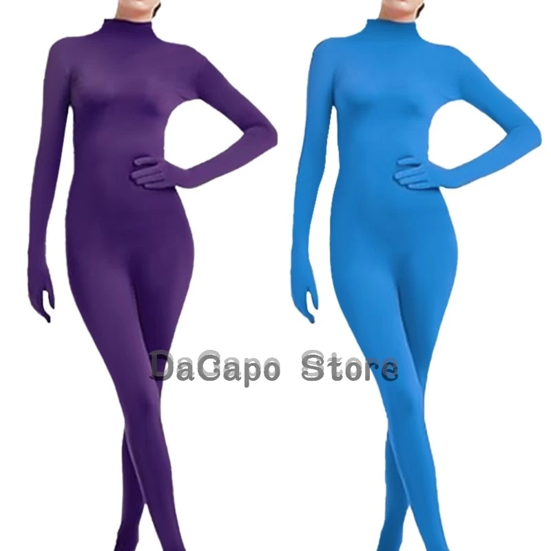 Kig Fursuit Cosplay Accessories Undershirt Adult Full Body Spandex Skin Tight Suits Halloween Party Base Layer Colorful Zentai