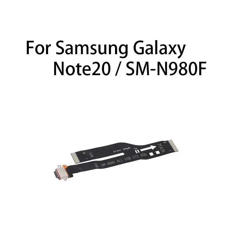 

org USB Charge Port Jack Dock Connector Charging Board Flex Cable For Samsung Galaxy Note20 / SM-N980F