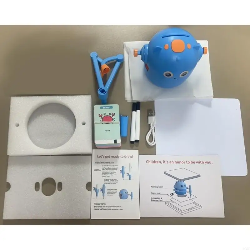 96GC STEM HỌC TẬP Vẽ đồ chơi robot trẻ tự động vẽ đồ chơi nghệ thuật giáo dục sớm