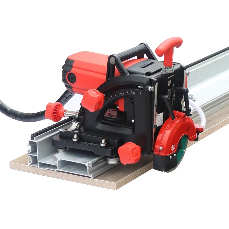 Automatic Tile Cutter Machine Small Precision Large Format Porcelain Tile Cutter Granite Cutting Machine Multi Blade Stone