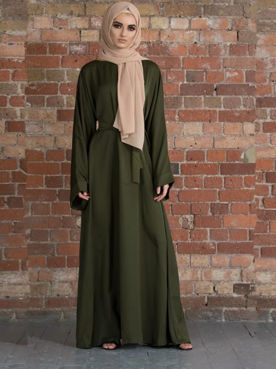 Ramadan eid vestido muçulmano abayas para mulheres mroccan kafan maxi vestidos islâmicos musulman conjuntos djellaba jilbab robe 2024