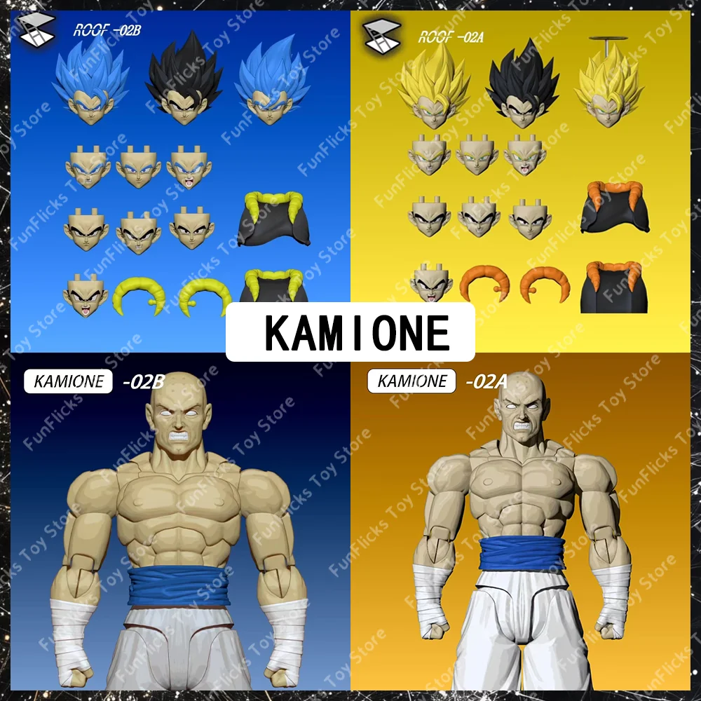 

New Tonsenarttoys Kamione 02A 02B Dragon Ball Z Gojita SHF Super Saiyan SSJ Gogeta Dragon Anime Action Figures Toys