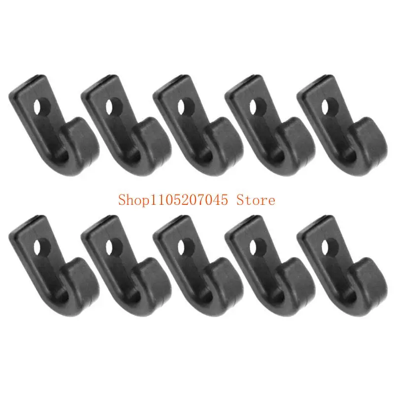 

37cd 10 шт. нейлоновые крепежные J-крючки, устойчивые к атмосферным воздействиям для быстрой установки каяков, яхт, кемпингового