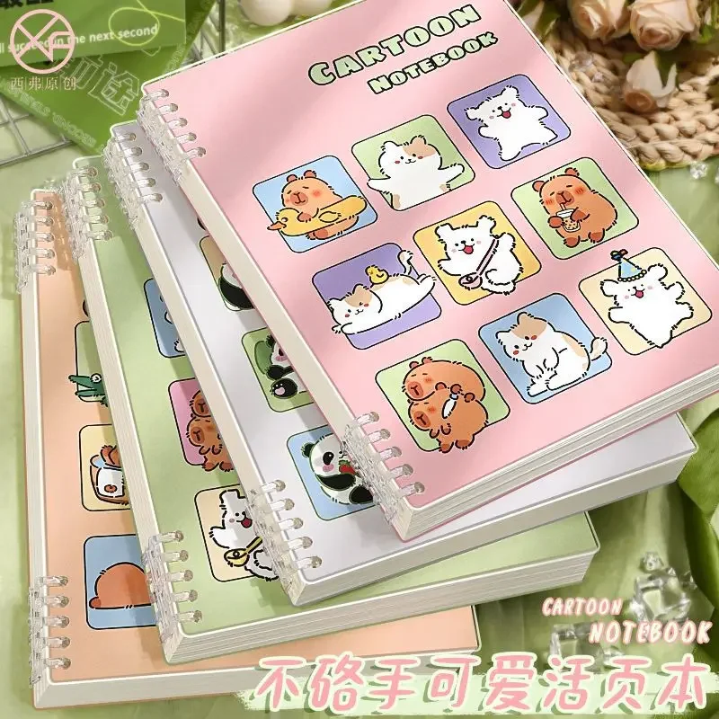 B5 removable loose-leaf book coil cartoon panda notes high value a5 simple learning postgraduate entrance examination notebook