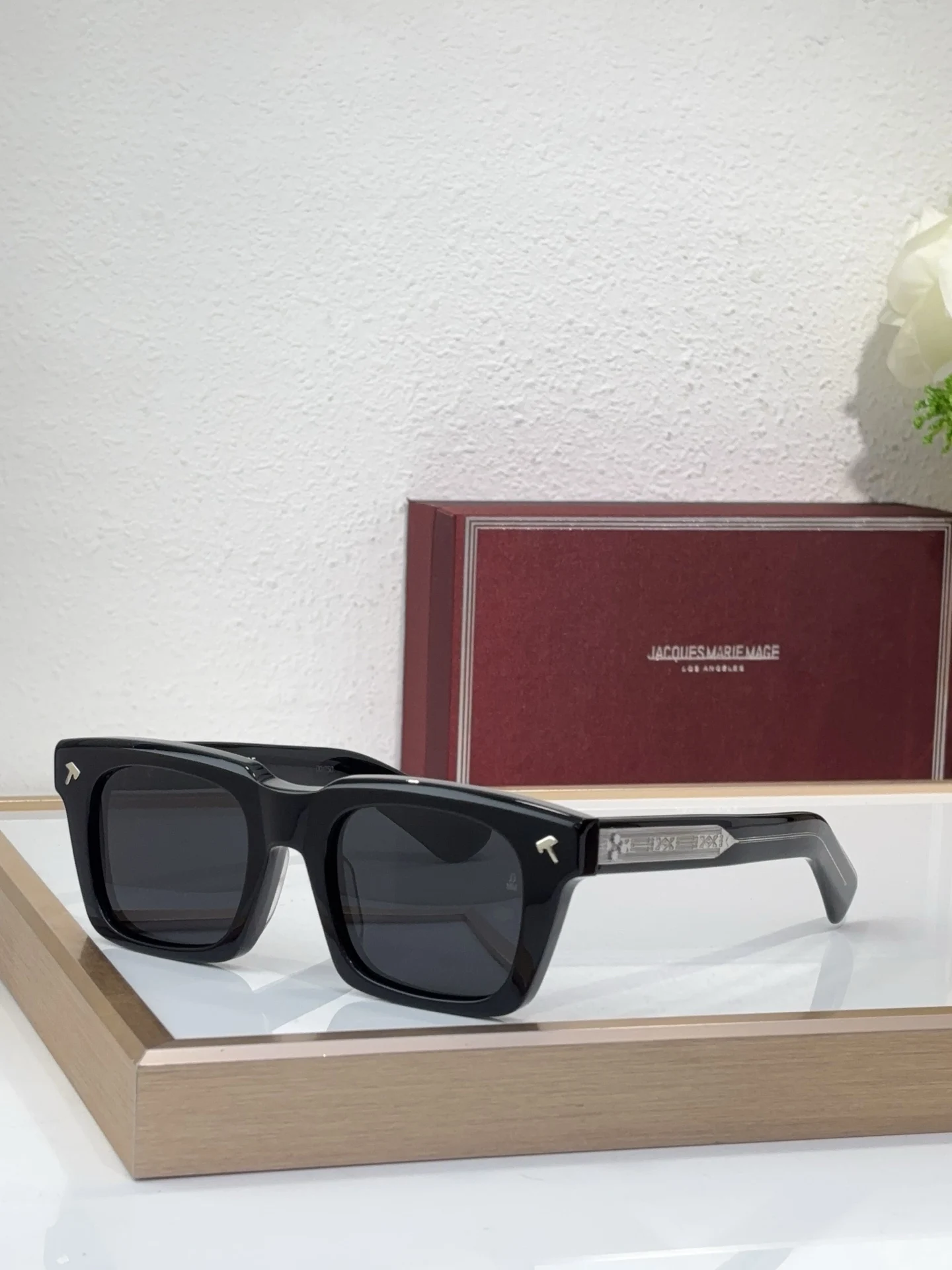 QUENTIN JACQUES MARIE MAGE شعبية سميكة خلات مربع النظارات الشمسية الفاخرة العلامة التجارية الرجال النظارات الشمسية موضة في الهواء الطلق النساء Sunies