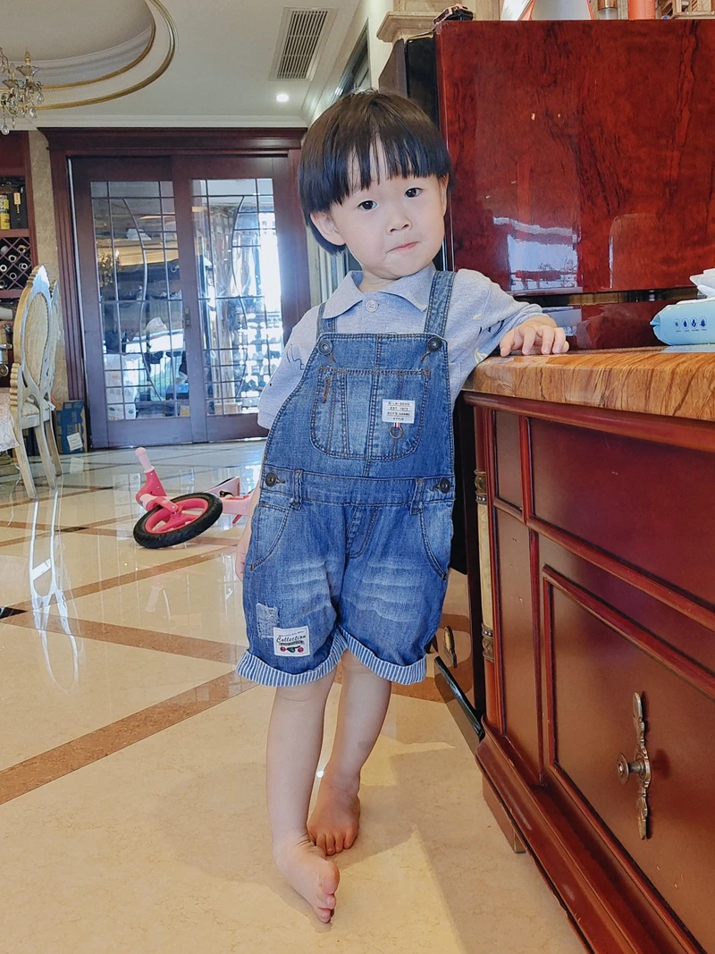 Highly Recommend! 1-6T Kids Denim Overall Shorts Summer Boys Girls Tollder dungaree Shorts Children Clothes Bebe Clothing