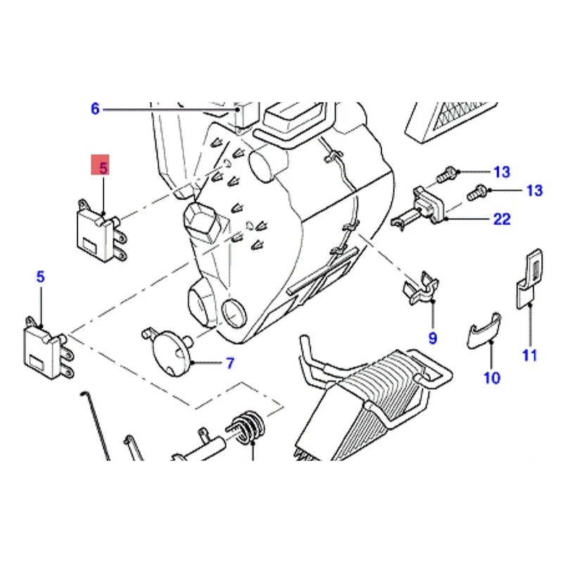 Auto A/C Heizung Temperatur regelung Stellantrieb 95vw-19e616-AC Komponente für Ford Transit T12 T15 V347 2009-2013 Heiz servomotor