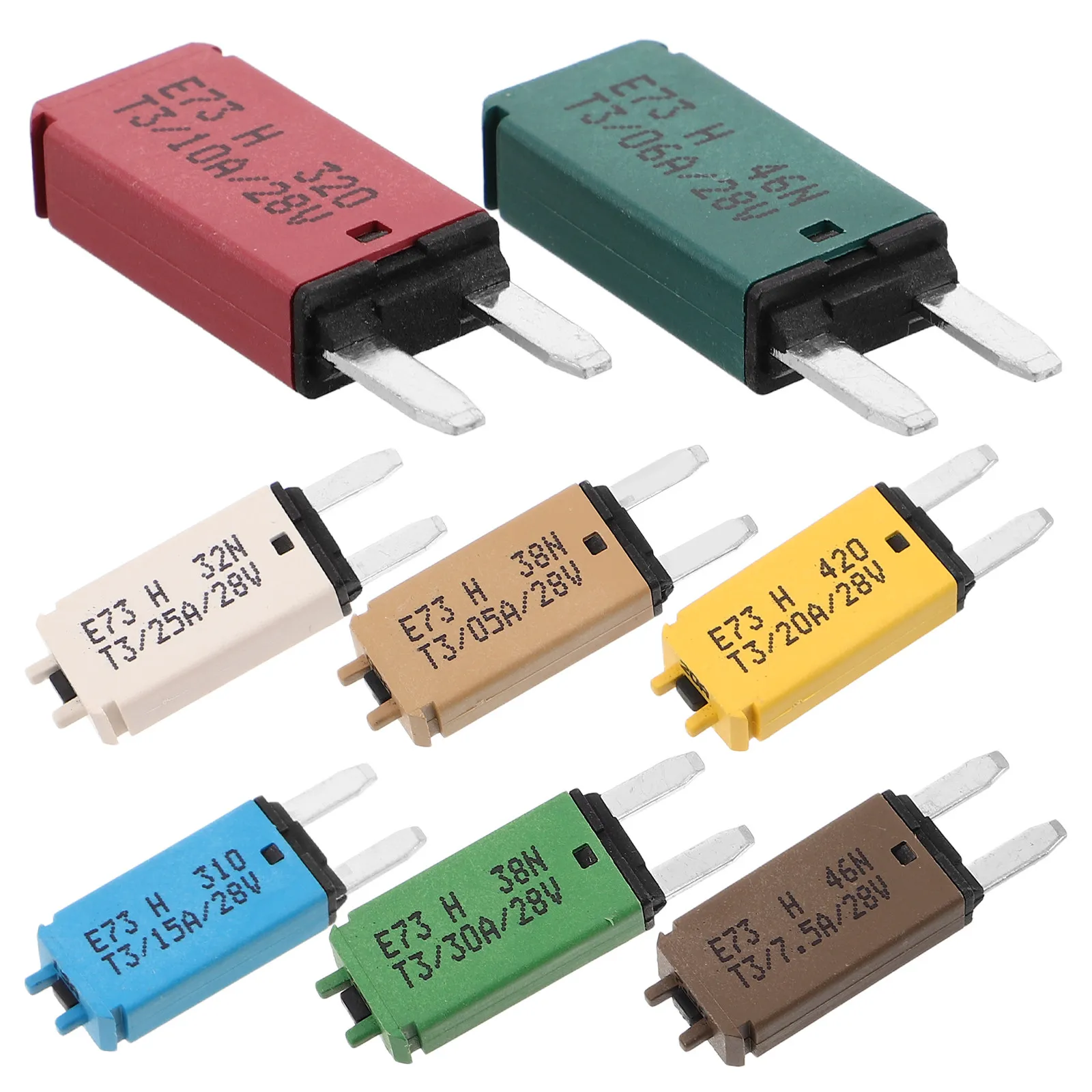 

Набор автомобильных мини-предохранителей (8 шт.) с функцией самовосстановления, низкопрофильные, для легковых и грузовых автомобилей, фургонов, морского транспорта и электротехники