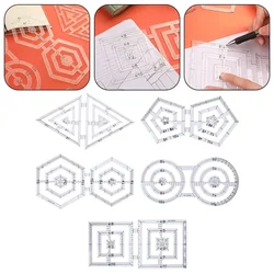 Premium Acrylic Sewing Ruler Patchwork Ruler Quilting Tools Acrylic Sewing Ruler For Sewing Cutting Accessories