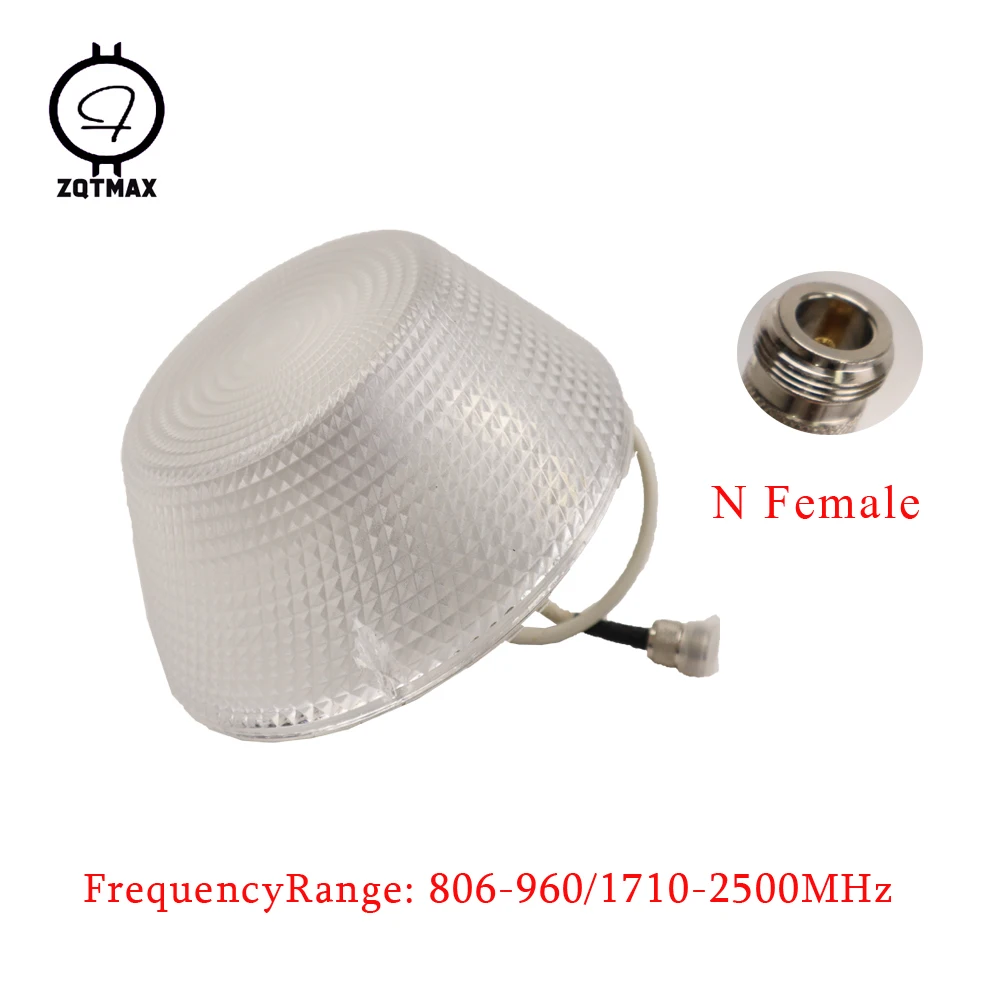 

ZQTMAX omnidirectional Ceiling Antenna for GSM WCDMA CDMA DCS PCS 2g 3g 4g Signal Booster Repeater N Female