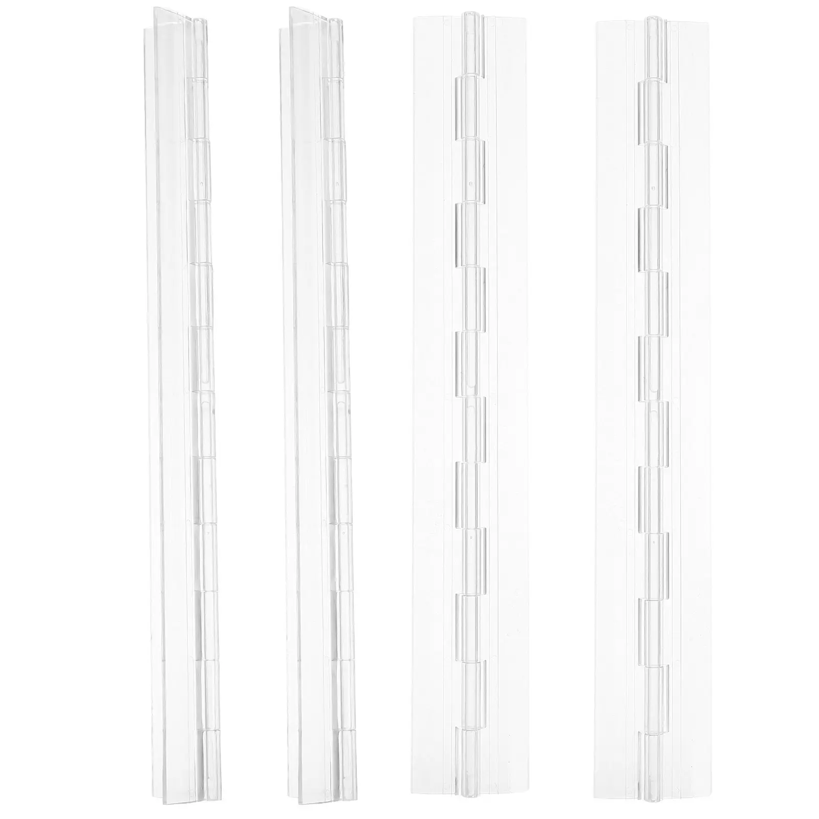 4Pcs Acrylic Hinges Transparent Cabinet Door Hinges for Wooden Box Jewelry Case Crafts Display Stand Cabinet Hinge