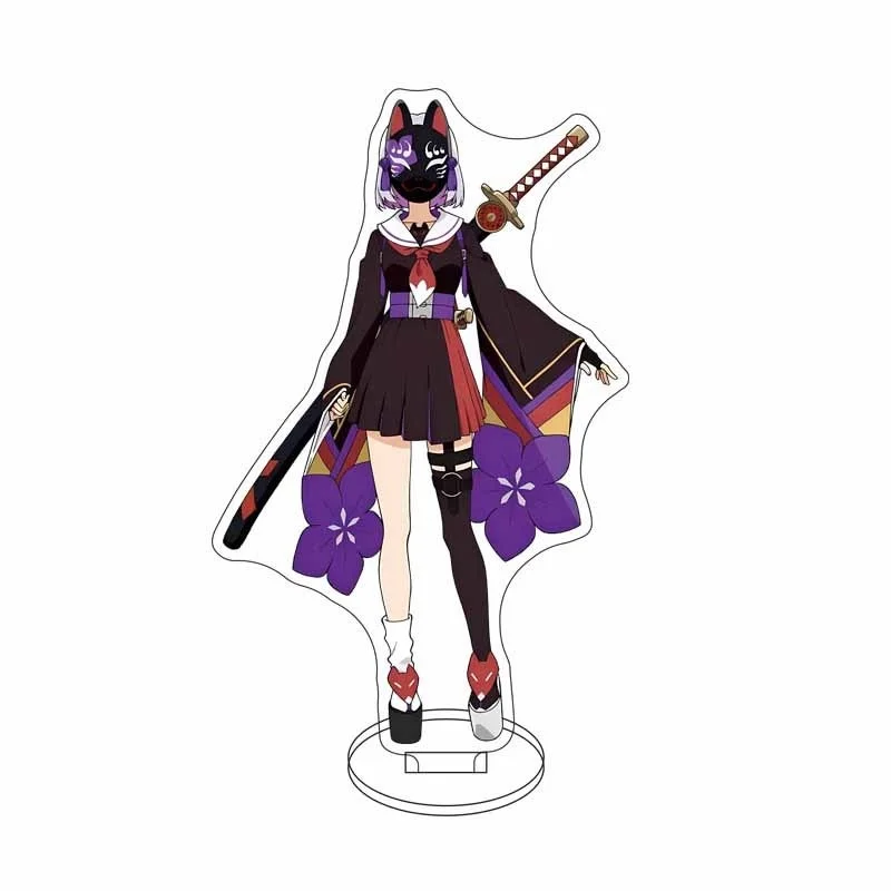 15cm Game COMPASS Tenmonji Atari Gustav Heidrich Zero Night Luna Cosplay Stand Plate Cartoon Figure Character Model Prop view 2
