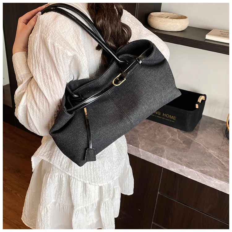 Fashionable Versatile Casual Large-Capacity Shoulder Bag for Women description 35