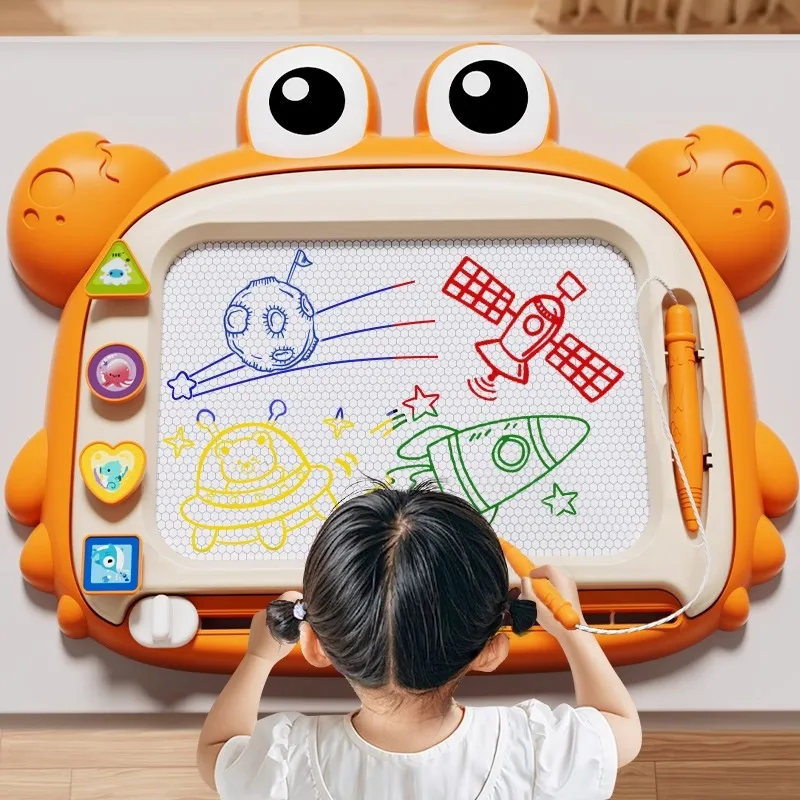 Children Drawing Board Baby Cartoon Magnetic Graffiti Writing Board Kids Montessori Early Education Educational Toy for Toddlers