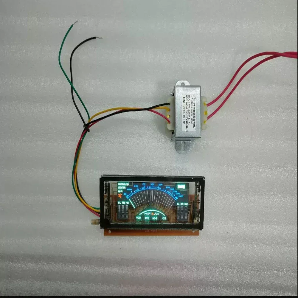 2024 Music Audio Frequency Multimedia VFD Fluorescent Display for Speakers and Amplifiers Driver Board and Fluorescent Screen