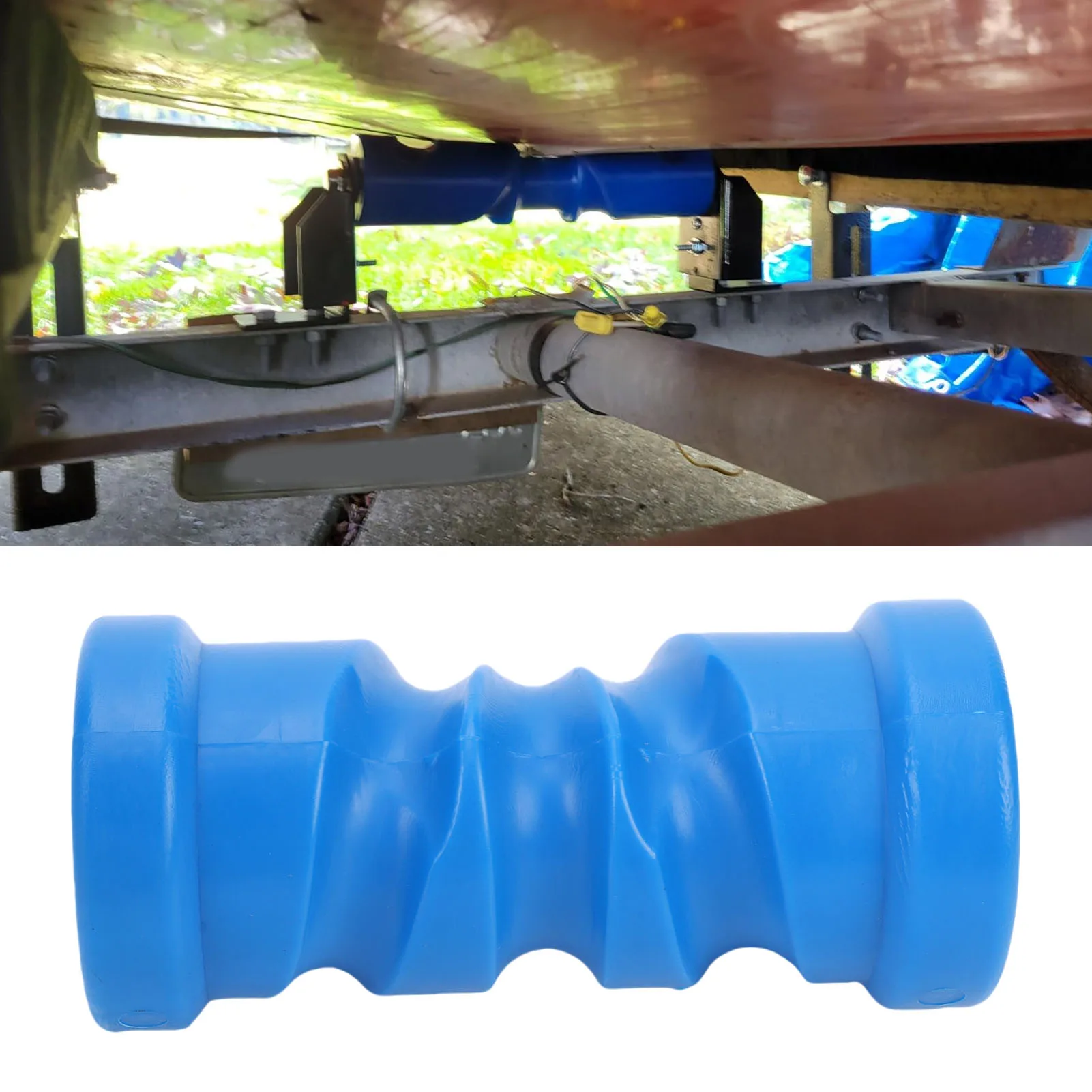 

6 Inch Boat Trailer Keel Roller Self Centering PU Boat Trailer Roller Assembly for 5/8in Bracket Boat Trailer Keel Roller