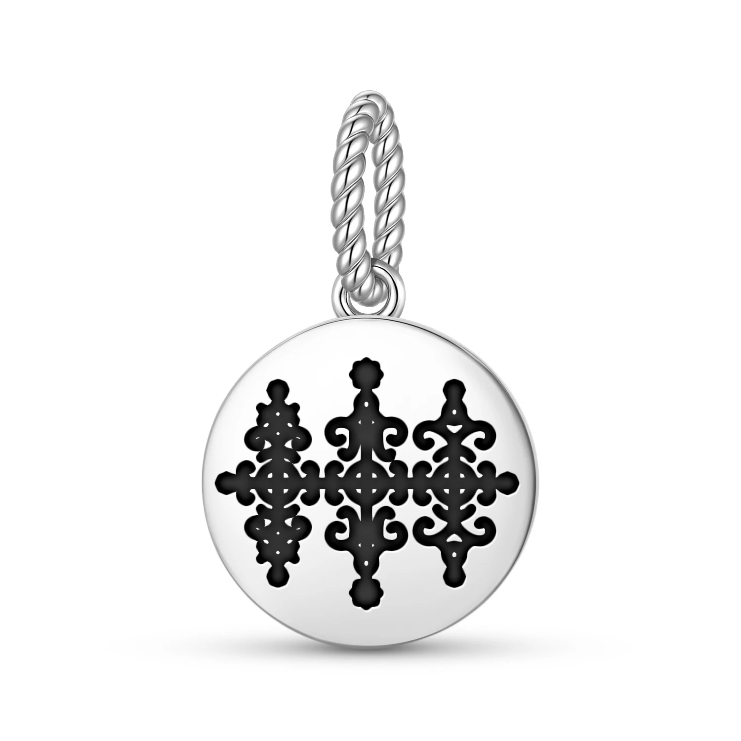 

Central America Marassa Pendant 925 Sterling Silver Symbol Charm Bead for Women Bracelet Necklace Jewelry Fashion