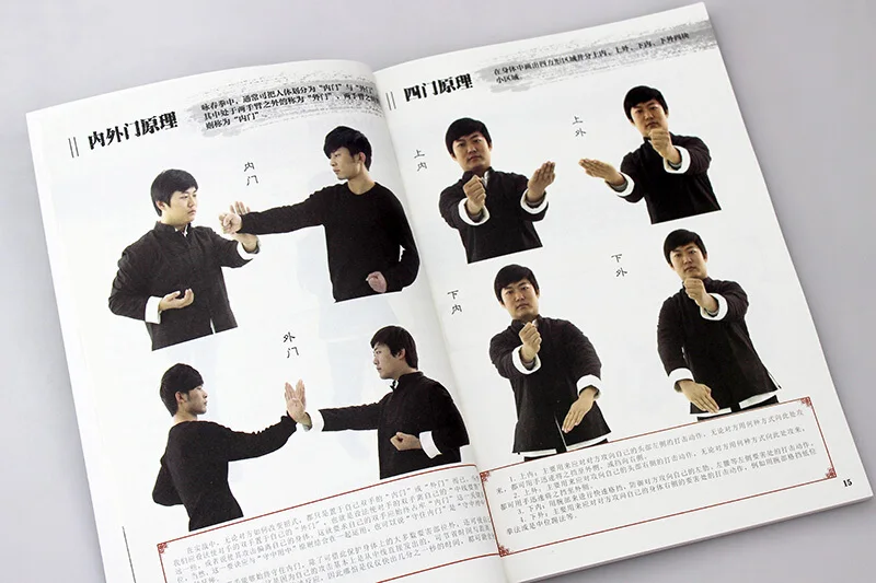 Chinese Traditional Martial Arts Tutorial Book Learn Yewen Wing Chun Via Pictures