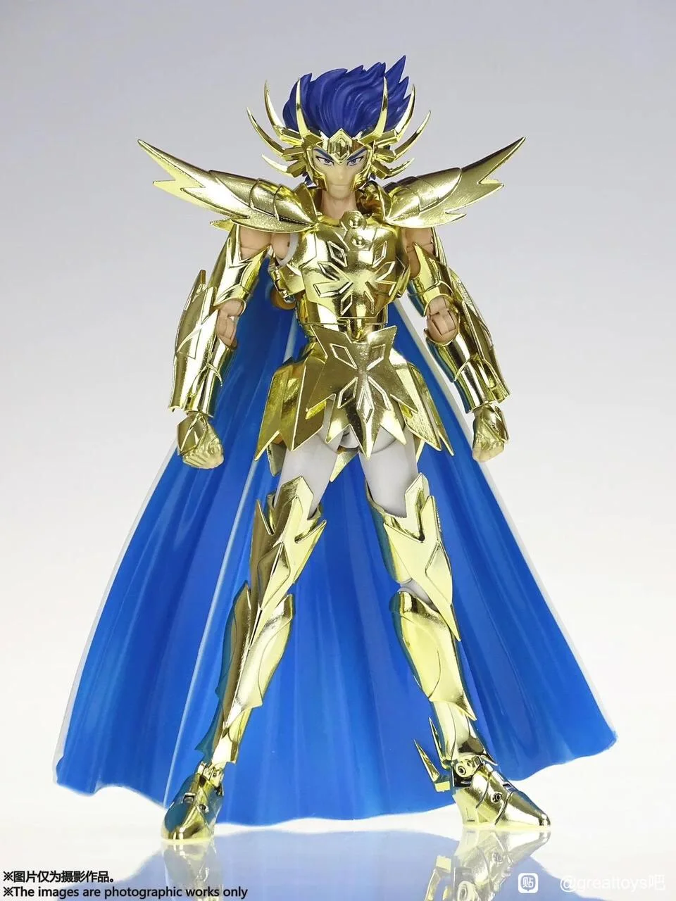 CS Newest Anime Saint Seiya / myth cloth Chuanshen Cancer Dethmask Myth EX 24K Oce Gold Saint Metal Action Figure